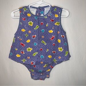 Colorful Patterned Kids Bodysuit